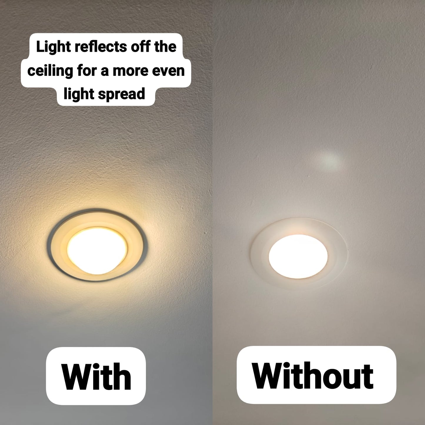 Recessed light halo dome