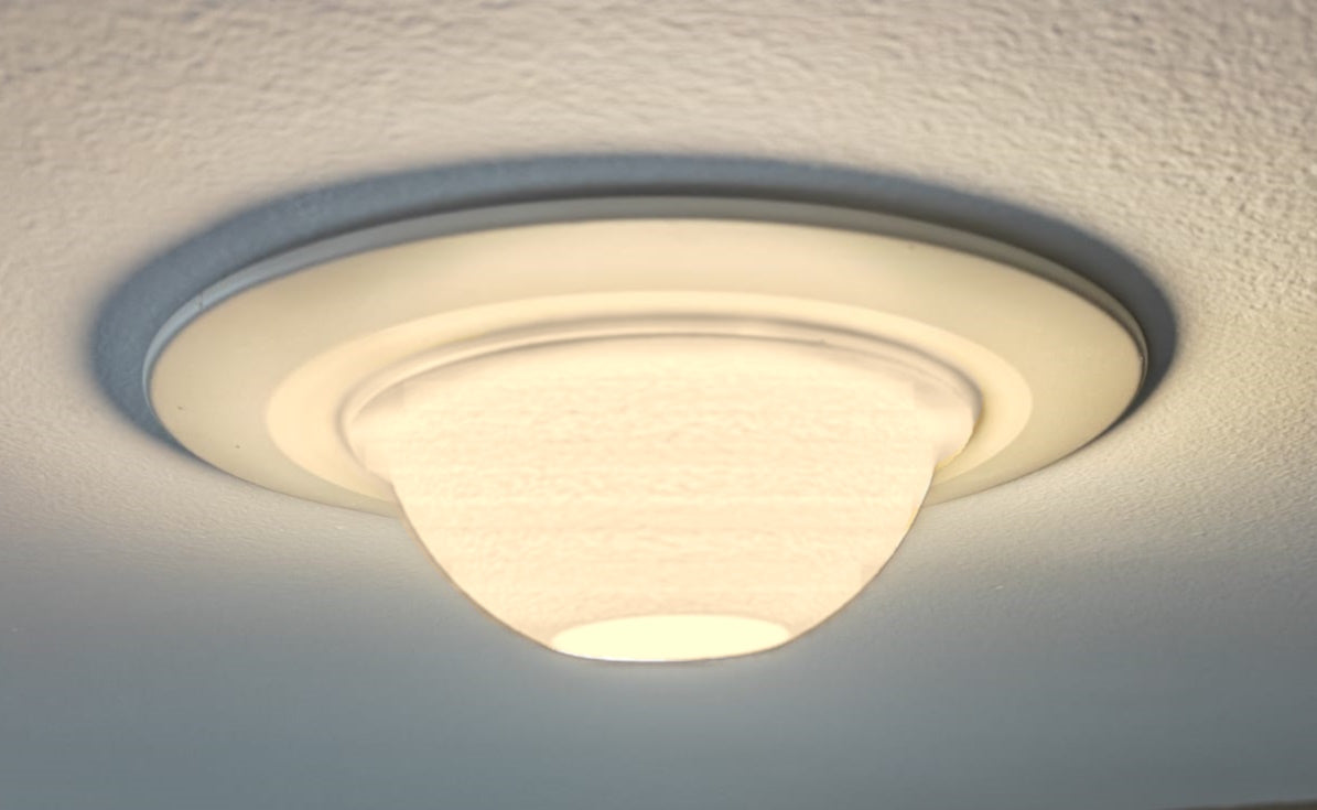 Recessed light halo dome