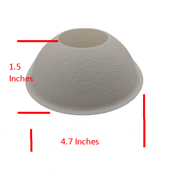 Recessed light halo dome