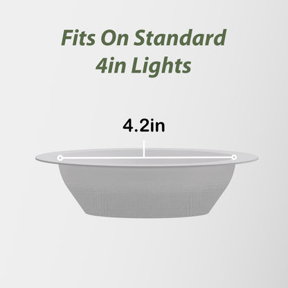 Recessed light halo dome