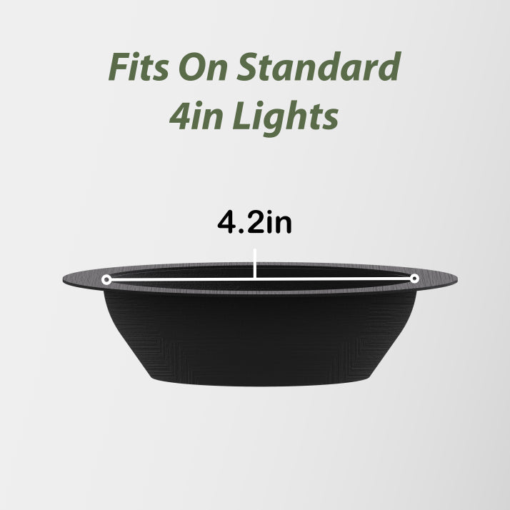 Recessed light halo dome