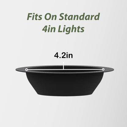 Recessed light halo dome